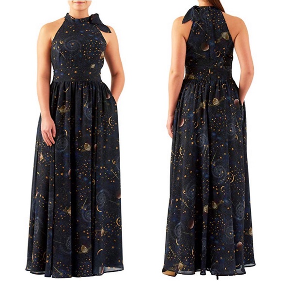 eshakti Dresses & Skirts - NWOT eshakti Constellation Print Maxi Dress